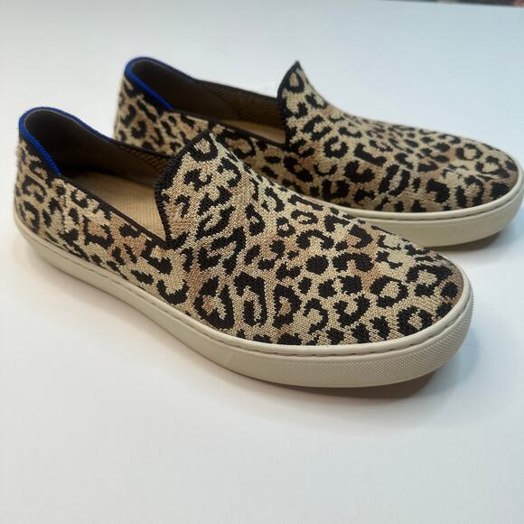 Rothy's Leopard Camo Cat Slip Ons - Picture 3 of 7